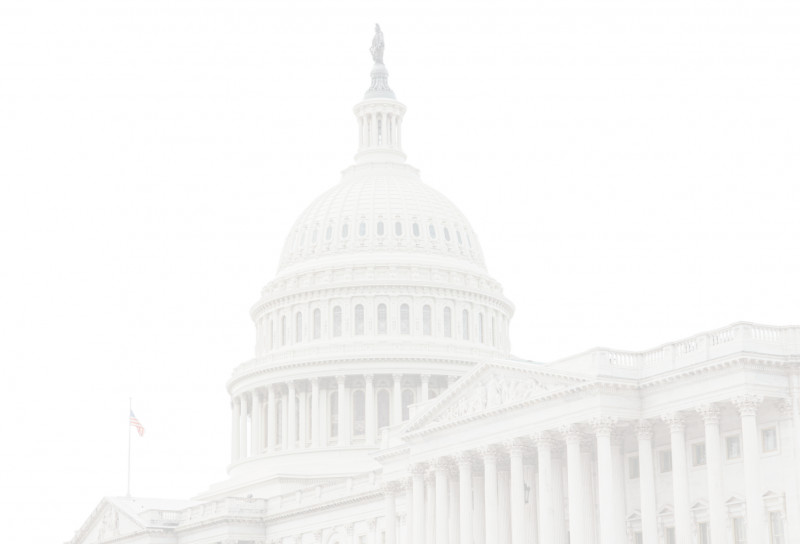 A transparent background image of the US Capitol Building